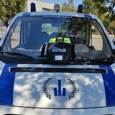 Un nuovo defibrillatore per la Polizia Locale