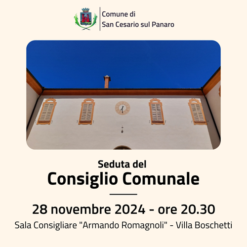 Seduta del Consiglio Comunale del 28 novembre 2024 foto 