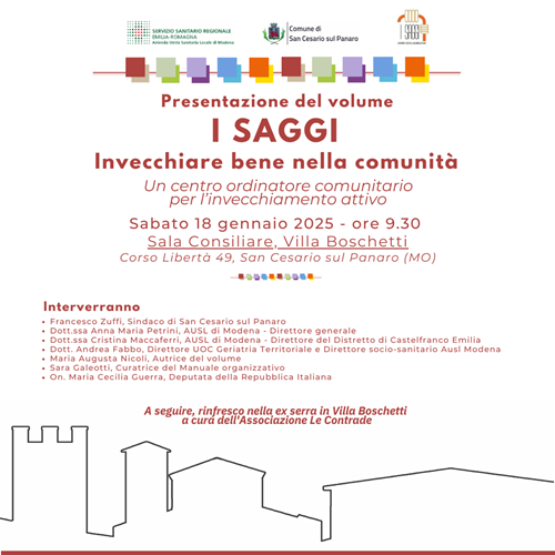 Presentazione del volume I Saggi: invecchiare bene nella comunità foto 