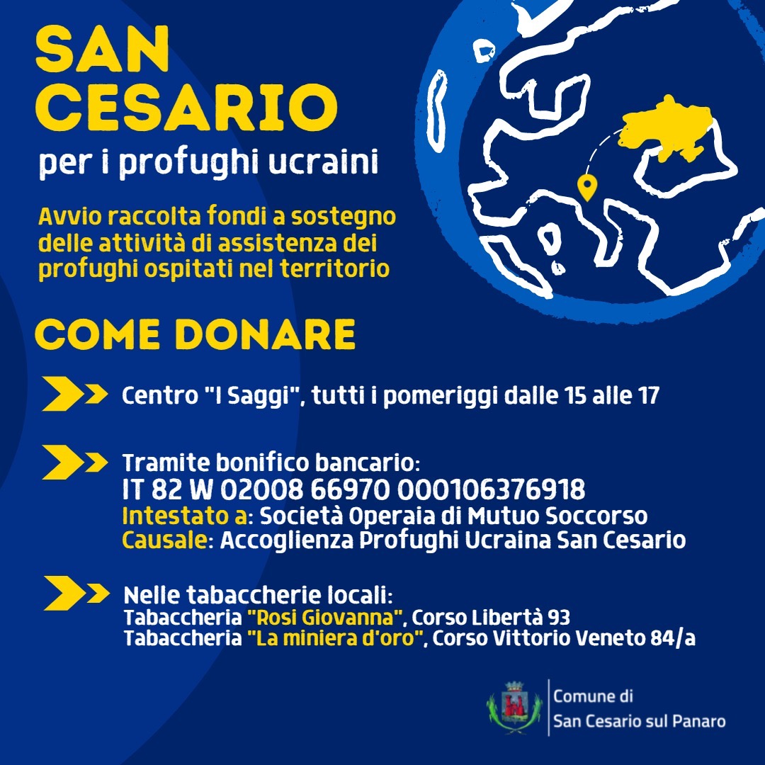 Quasi 2mila euro raccolti per l’accoglienza dei profughi a San Cesario